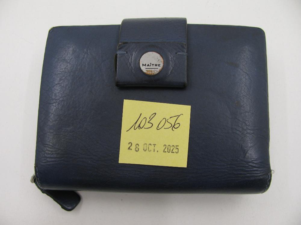 Portefeuilles et porte-monnaie : N° 2025006294 Trouvé(e) le : Tue Oct 28 00:00:00 CET 2025