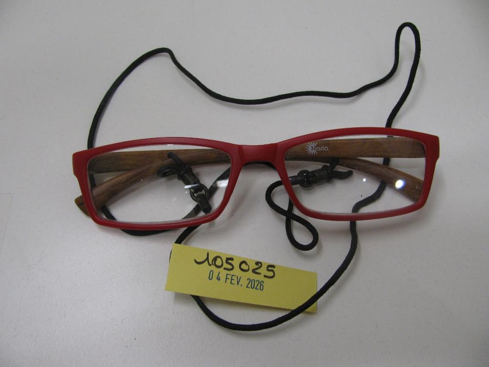 Lunettes : N° 2026000647 Trouvé(e) le : Wed Feb 04 00:00:00 CET 2026