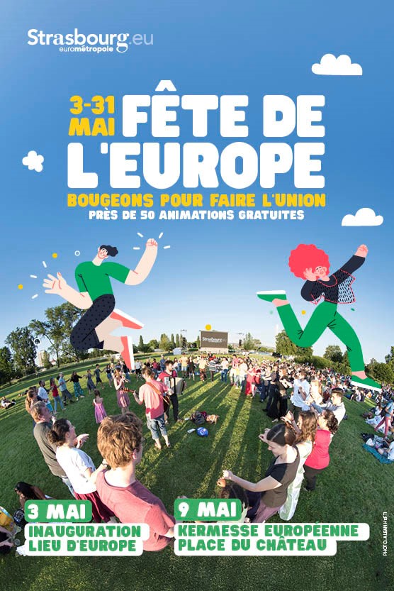 Affiche de la fête de l'europe 2025